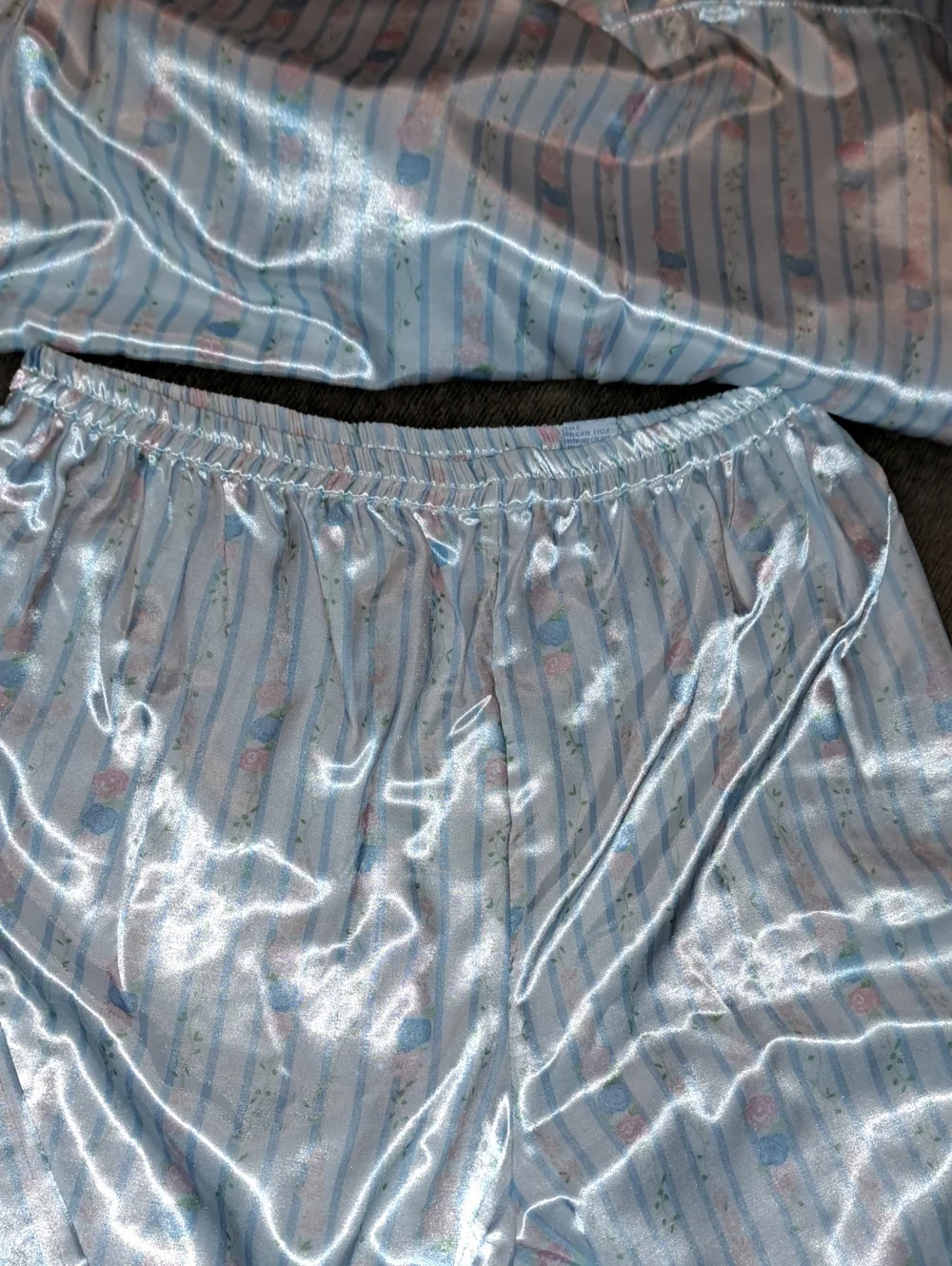 Vintage Erika Taylor Womens 2 Piece Pajamas